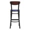 Flash Furniture Blue Vinyl Barstool with Walnut Wood Back, 2PK 2-XU-DG6V6BLV-WAL-GG - alternate 6